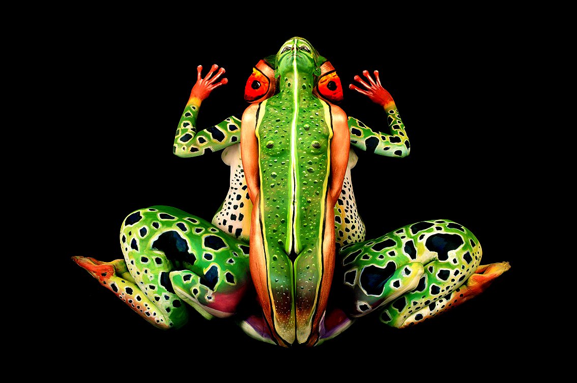 grenouille  Body Painting 5 personnes