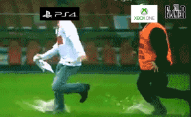 PS4 Xbox one console football Les Gifs Xbox One VS PS4