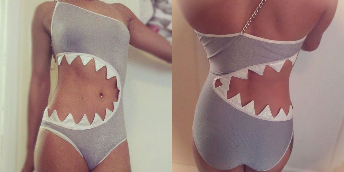 SHARKINI bikini morsure de requin