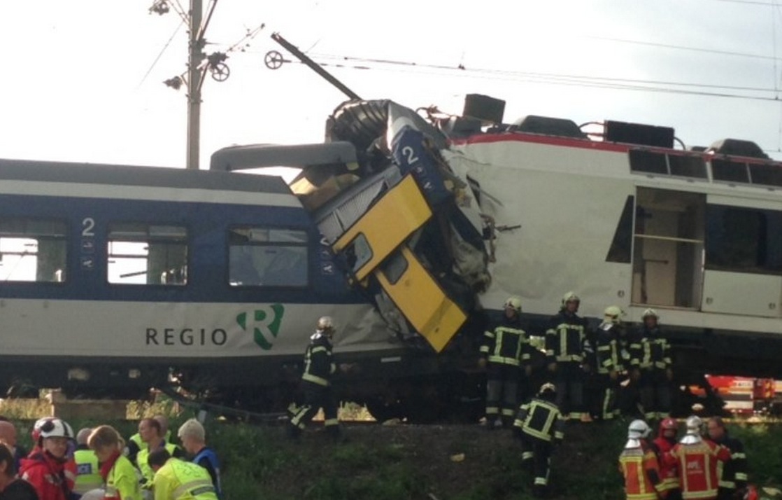 Video collision trains en Suisse