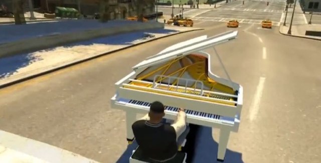 Grand Theft Auto IV Mod voiture piano