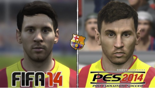Lionel Messi FIFA 14 PES 14
