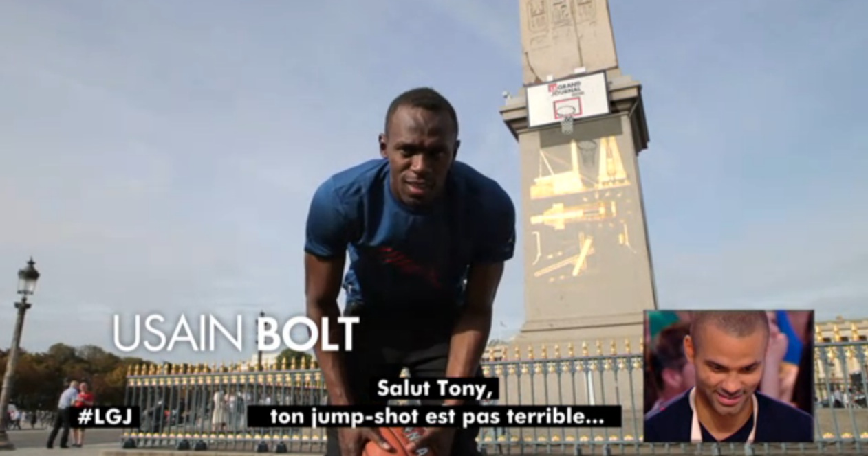 Video Usain Bolt Tony Parker