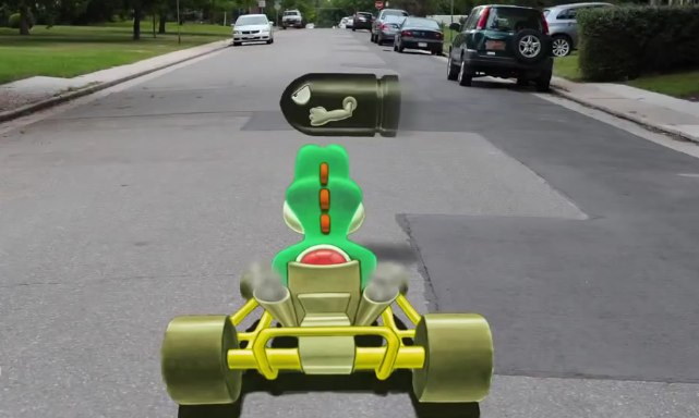 video Mario Kart 3D Real Life