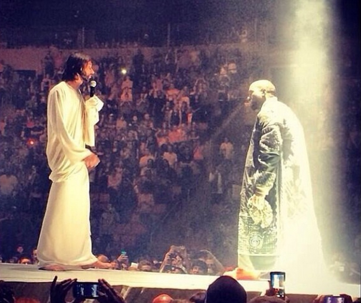 Kanye West Jesus Concert Yeezus