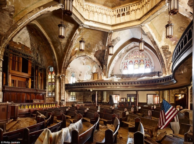 Detroit Eglise Abandonné