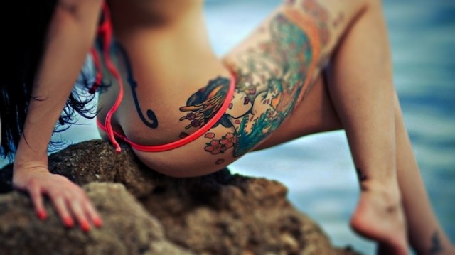 Hot Tattoo Girl Body