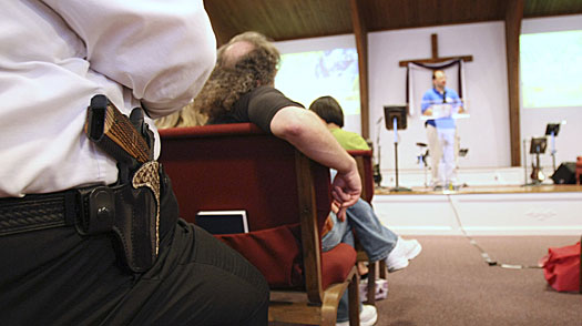 Loi Caroline du Sud arme dans l'église