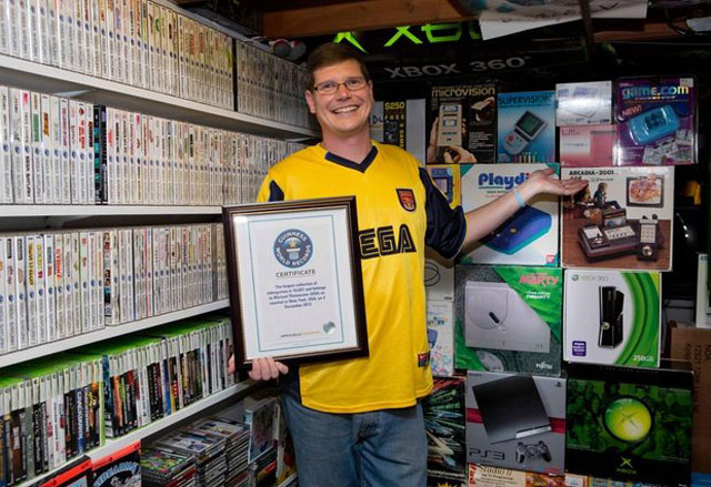 la plus grande collection de jeux video au monde