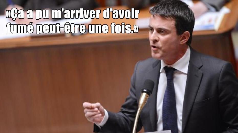 Manuel Valls a peut etre fume