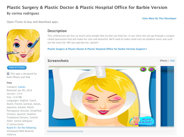 chirurgie plastique itunes