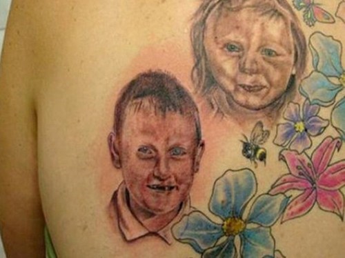 pire tatouage enfant