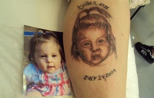 tattoo affreux enfant