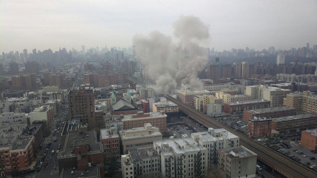 Explosion immeuble Harlem Manhattan