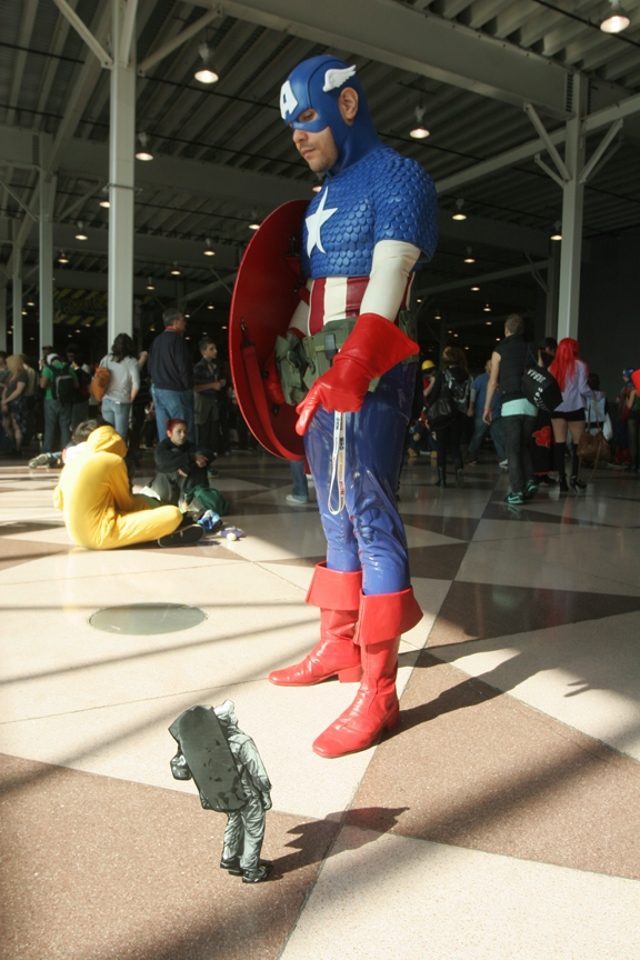 Joe Iurato Captain America au Comicscon