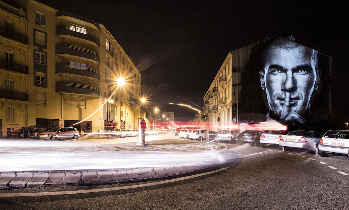 Painting With Lights Zinedine Zidane