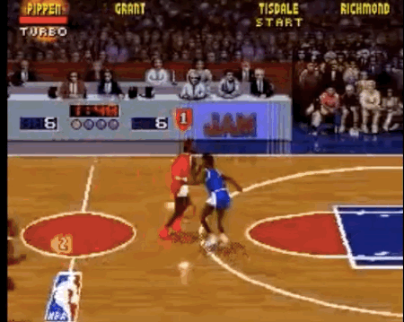 jeu video culte 1990 NBA Jam