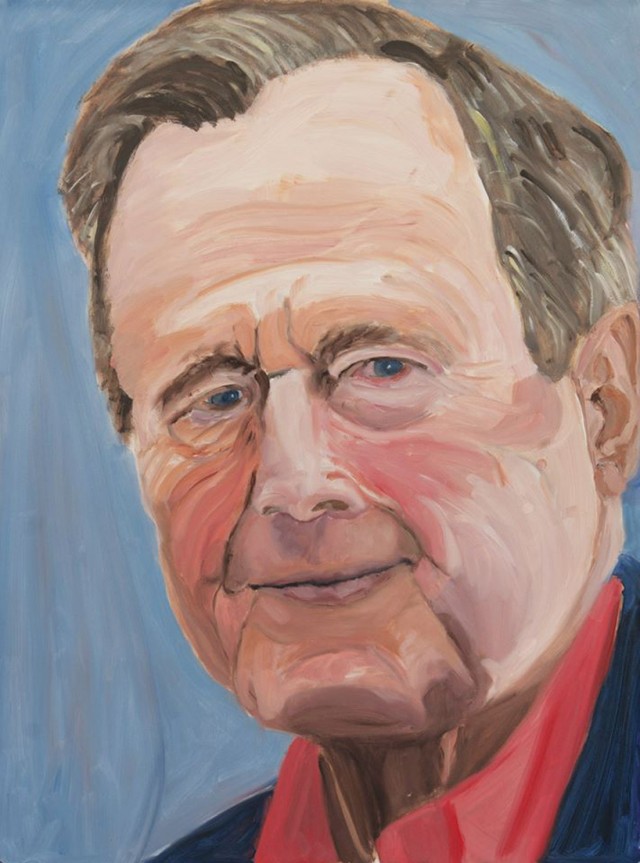 George HW Bush peint par Bush