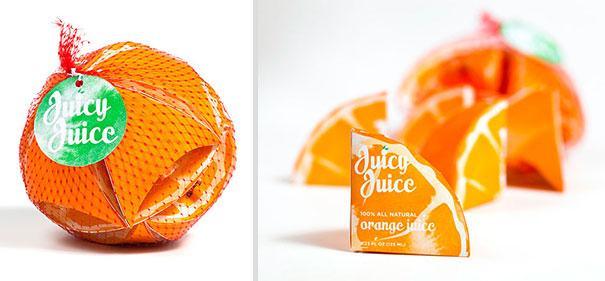 Packaging jus d'orange