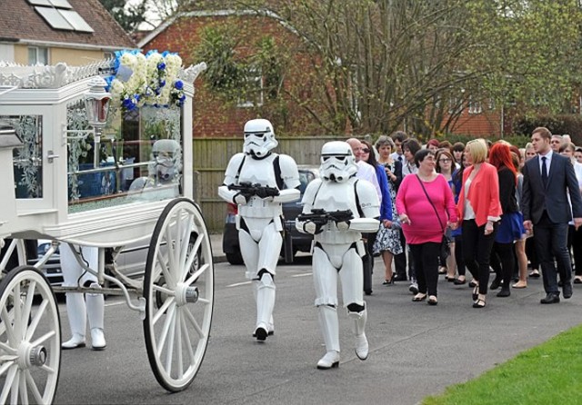 Star Wars enterrement