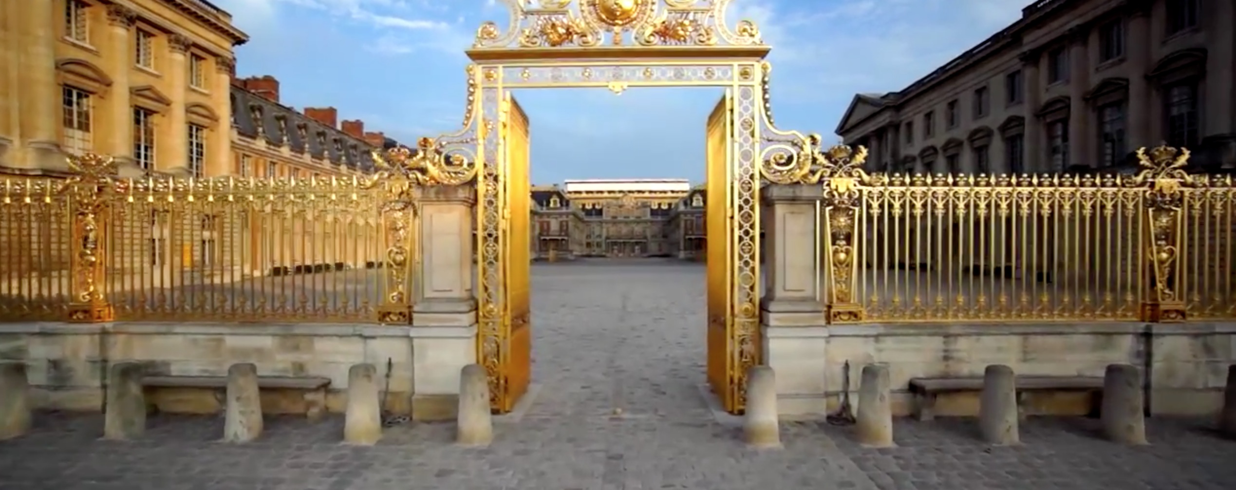 Vue unique Chateau de Versailles