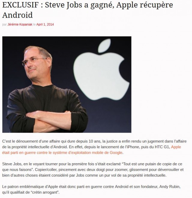 apple android poisson 2014