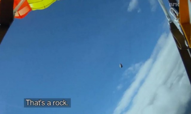 meteorite parachute