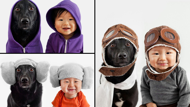 photographies tenues chien enfant zoey jasper