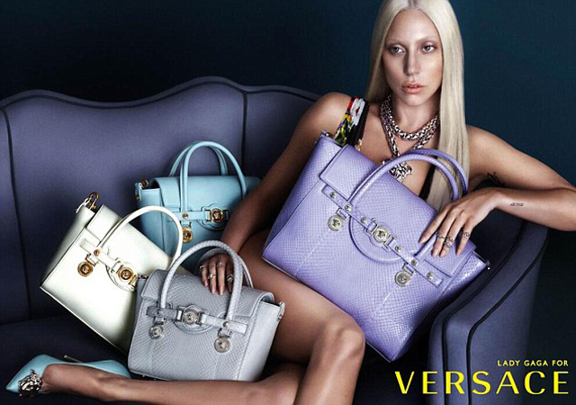 publicité Versace Lady Gaga