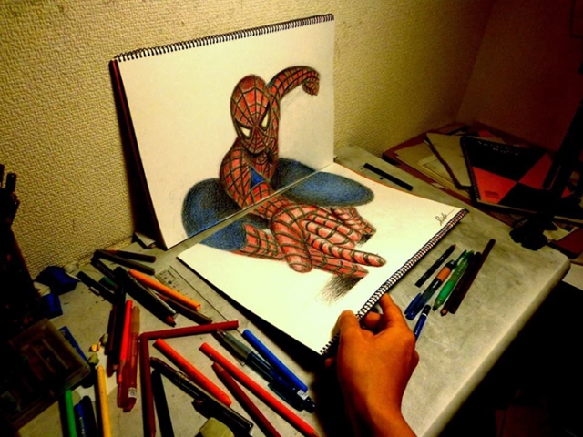 Nagai Hideyuki Spiderman Crayon