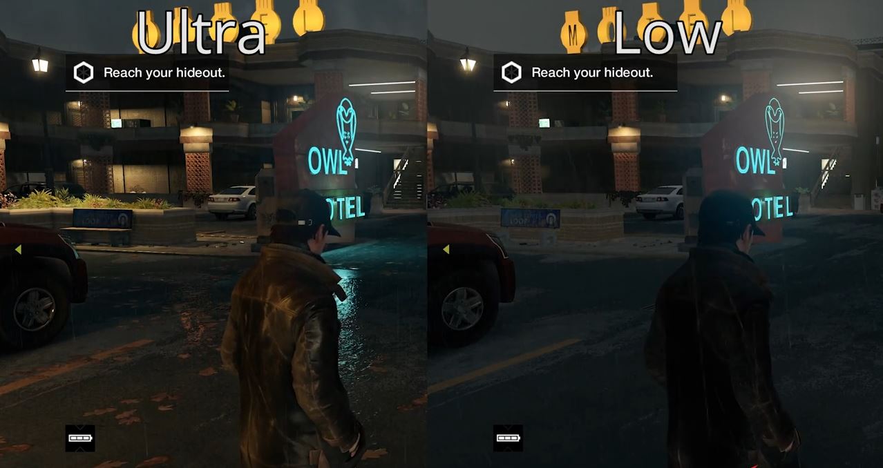Watch Dogs Comparatif