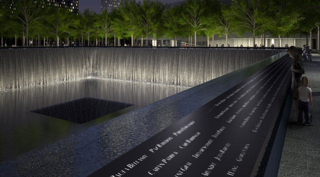 World Trade Center Memorial Nuit
