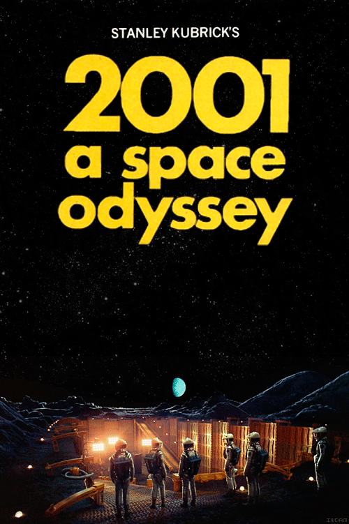 affiche 2001 odyssee espace gif
