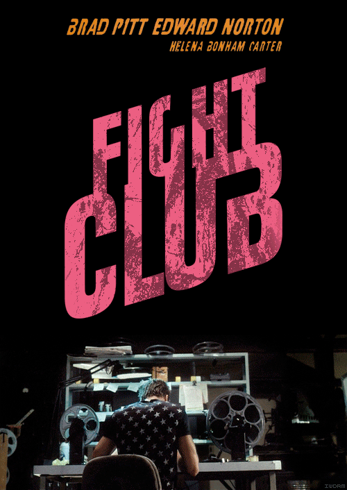 affiche Fight Club gif