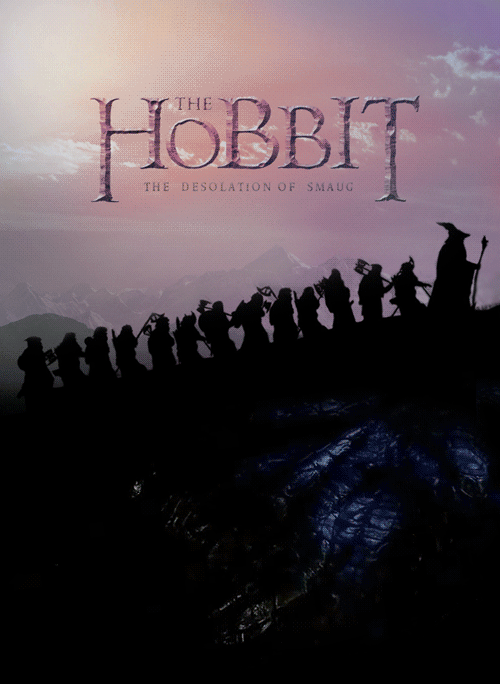 affiche hobbit gif