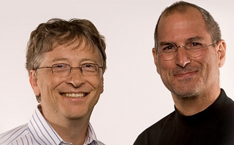 duel Steve Jobs Bill Gates