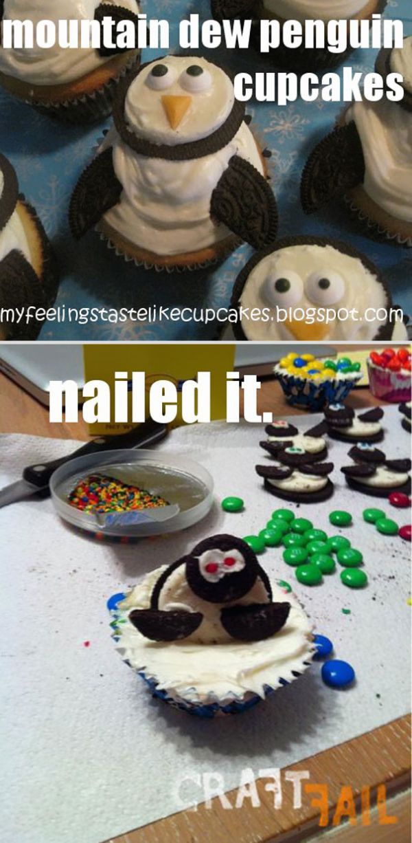 pinterest cupcake fail