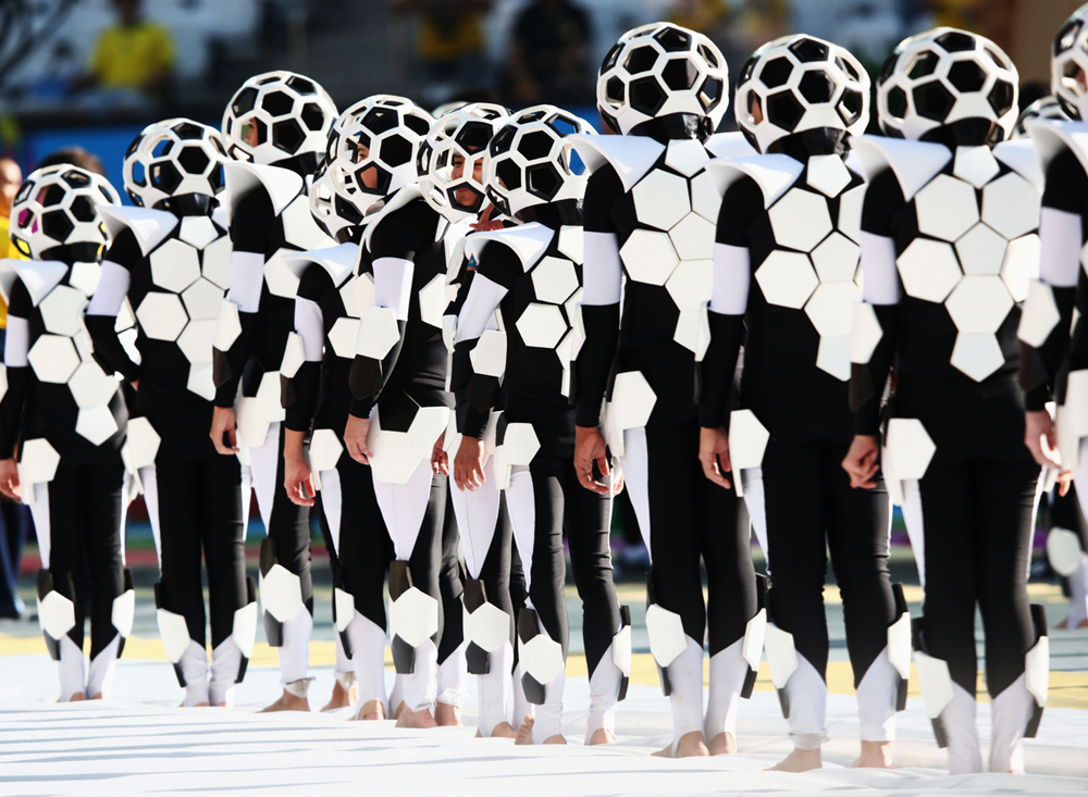 photo coupe du monde 2014 ceremonie ouverture ballon