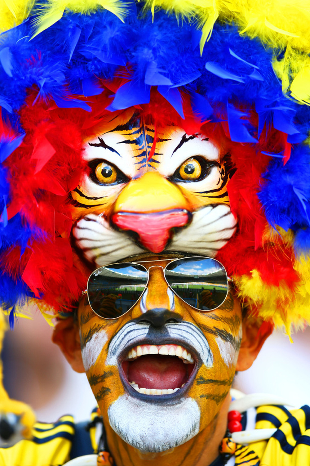 photo coupe du monde 2014 supporter colombie