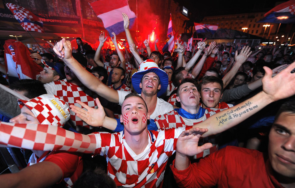 photo coupe du monde 2014 supporter croatie