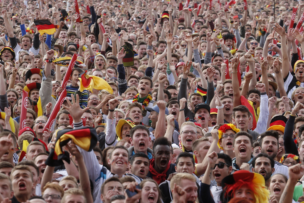 photo coupe du monde 2014 supporters allemands