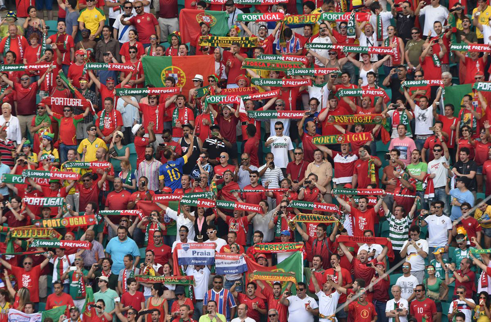 photo coupe du monde 2014 supporters portugais