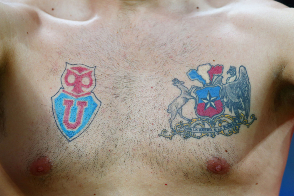 photo coupe du monde 2014 tatouage chili