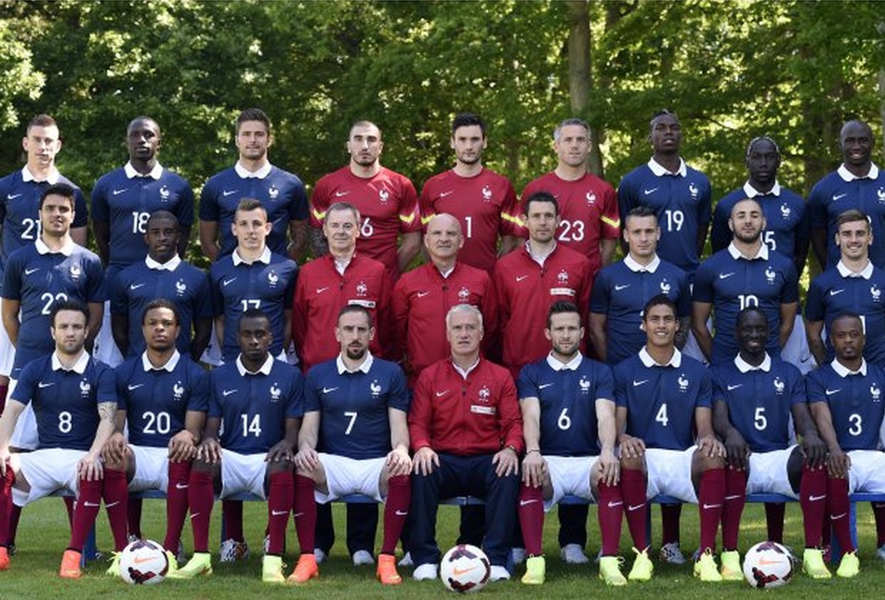 photo officielle Equipe de France Bresil 2014