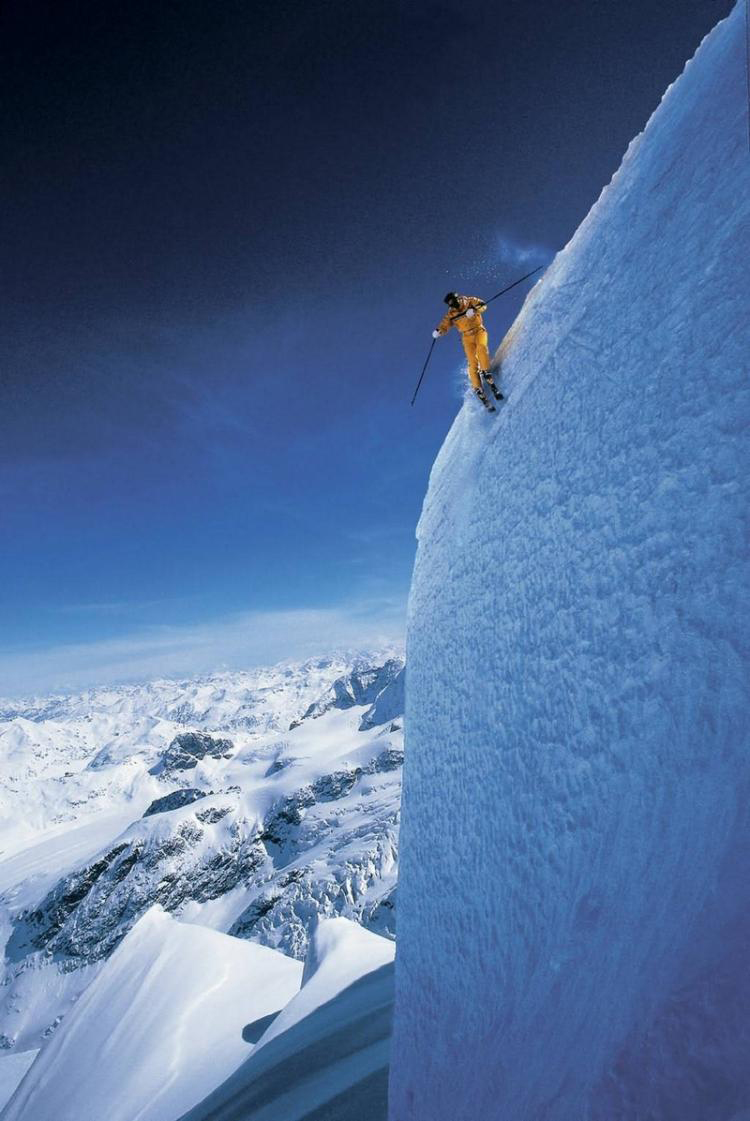 photo vertige ski