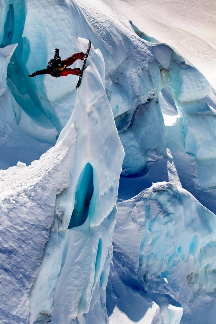 photo vertige surf glace
