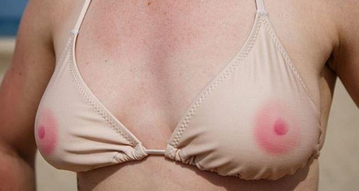 the tata top maillot de bain effet seins nus