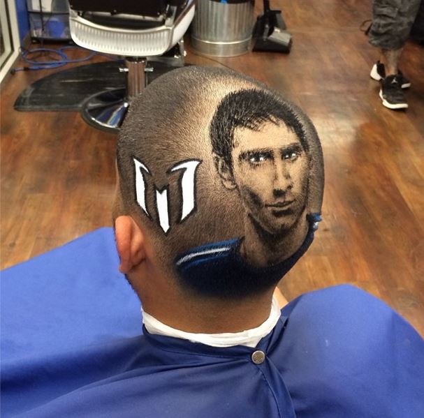 Lionel Messi coiffure