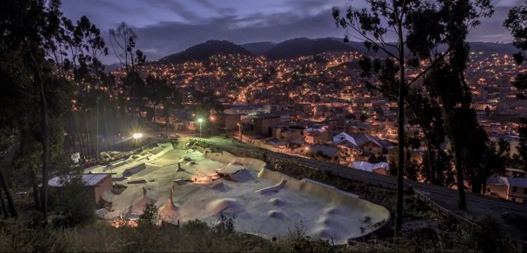 documentaire construction skatepark levis skateboarding la paz bolivie