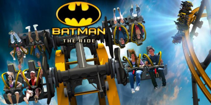 Roller Coaster de Batman version 4D 3